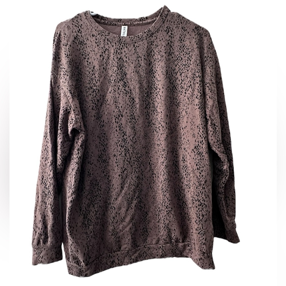 Athleta animal print sweater